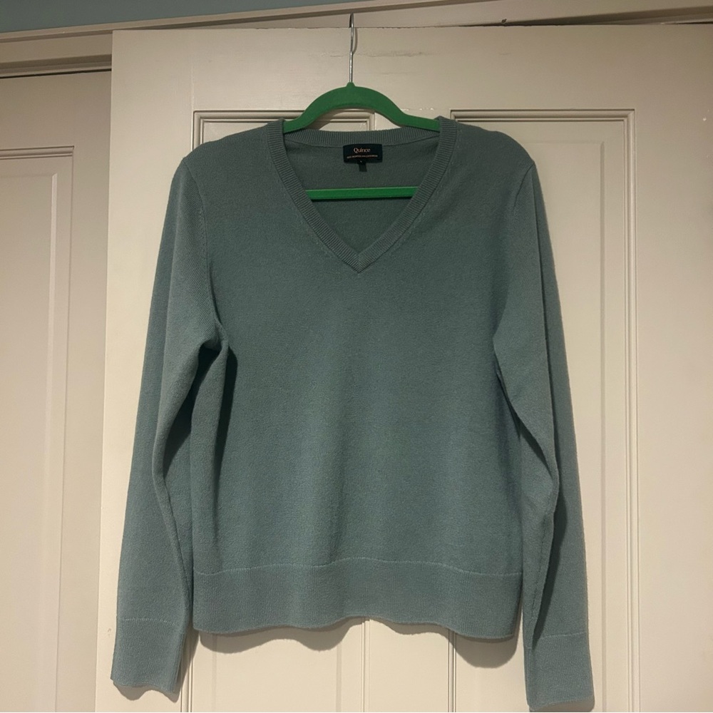 Quince Women's V-Neck Sweater